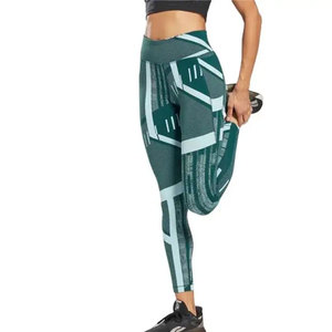 Leggings de yoga taille haute pour femme Econex Sports, couleur unie, avec poches, sans coutures, extensibles dans quatre directions, respirants, à enfiler - Product Image 2