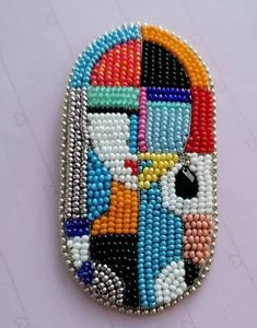 Broche pingouin perlée faite à la main, ornement de Noël pour journal, artisanat de broderie, cadeau personnalisé, décoration écologique de haute qualité - Product Image 6