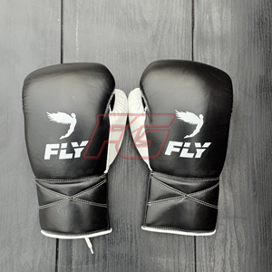 Gants de boxe professionnels en cuir véritable pour entraînement et sparring, personnalisables OEM, légers, anti-humidité, pour l'extérieur, avec fermeture auto-agrippante - Product Image 5