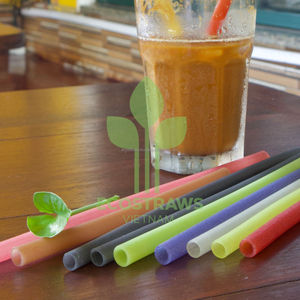 Pajita desechable de arroz de alta calidad, embalaje personalizado, barra de muestra gratis, accesorios fabricados en Vietnam - Product Image 3