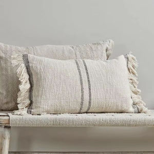 Designer Vintage Boho <b>Pillow</b> Cover Luxury Handwoven Decorative <b>Throw</b> <b>Pillow</b> by Indian Textiles H/L Pattern - Product Image 1