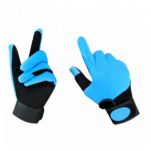 Full Finger Horse Riding <b>Gloves</b> Winter Equestrian Unisex Outdoor Breathable Pu Leather Comfortable Anti-Slip Riding <b>Gloves</b> - Product Image 4