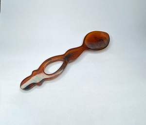 Cuillères à salade en résine avec logo personnalisé, fabriquées à la main, jetables, pour la maison, l'hôtel, prix de gros en Inde - Product Image 1