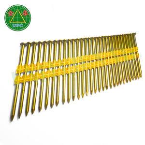 Clavos de tira de plástico de acero industrial cromados con vástago liso para pistola de clavos, cabeza a cuadros, proveedor de Vietnam - Product Image 4