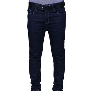 Pantalones Vaqueros Casuales para Hombre, Diseño Personalizado con Logotipo, Corte Recto, Peso Medio, Color Sólido, 100% Algodón, Secado Rápido, Precio Razonable - Product Image 1