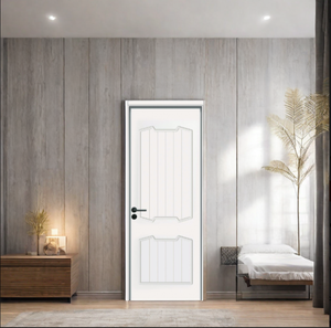 Portes WPC minimalistes personnalisables insonorisées avec design composite imitation bois tendance pour appartements et villas - Product Image 3
