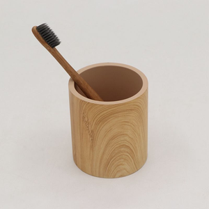 Juego de Accesorios de Baño de Resina con Acabado de Madera, Suministrado por Fábrica - Product Image 4