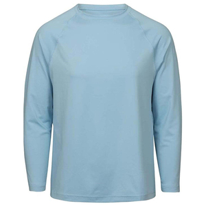 High Quality Full Sleeve Men's 100% Cotton Solid Black Casual T-<b>Shirt</b> Quick Dry Breathable Summer Fashion - Product Image 3