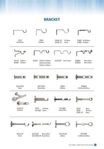 Soportes y accesorios para barras de cortina - Product Image 2