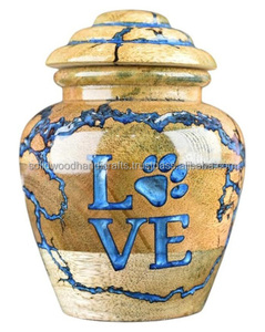 Urne funéraire en bois artisanale pour les cendres d'animaux de compagnie Urnes funéraires en bois pour les cendres de chat et de chien - Product Image 2