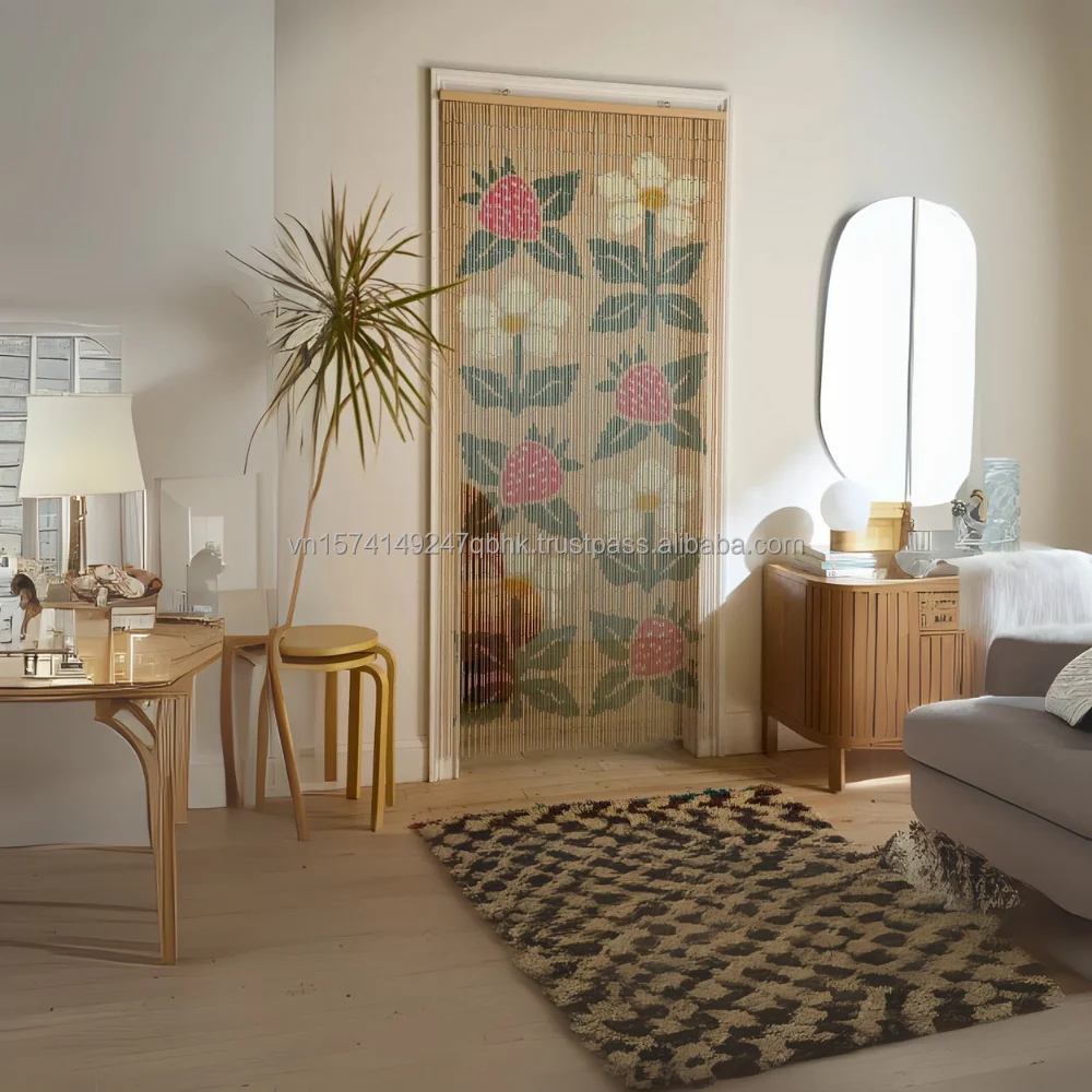 Vietnamese Manufacturer's High Quality Bamboo Beaded Curtain