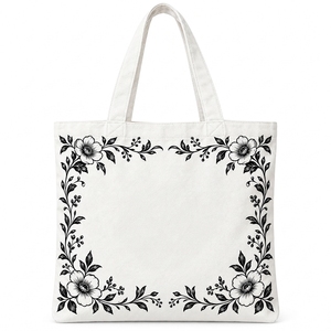 Sac de courses en toile robuste, durable, réutilisable, avec poignées solides, idéal pour les courses, les voyages, le travail, sac fourre-tout - Product Image 2