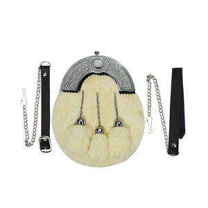 Buena Calidad Cuero Sporrans sporran bolsos Nuevo Estilo Cuero Sporran Precio al por mayor Vestido completo Sporrans para la venta precio bajo - Product Image 6