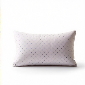 Coussin 17x27 pouces en polyester doux à motif étoilé, avec fonctions chauffantes et rafraîchissantes, certifié Oeko-Tex, pour la maison et l'hôtel, en fibres de plumes - Product Image 1