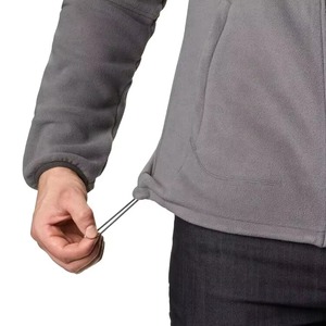 เสื้อแจ็คเก็ตขนแกะแบบหลวมสำหรับฤดูหนาว สไตล์สตรีทแวร์กลางแจ้ง ไซส์ใหญ่พิเศษสำหรับผู้ชาย มีซิปกันน้ำ โลโก้ด้านหน้า สามารถสั่งทำโลโก้ได้ - Product Image 5