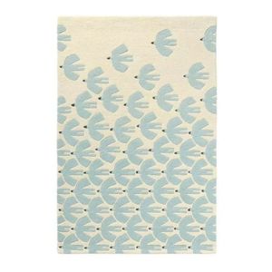 Hot Selling Modern Geometric Pattern Area <b>Rug</b> Rectangle Light Blue Beige Flat Pile Non-Slip Living Room <b>Rug</b> - Product Image 1