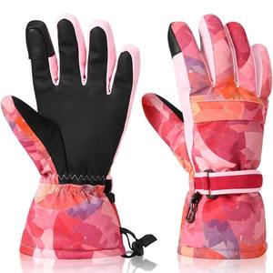 Guantes de Esquí de Cuero Impermeables y Calefactables con Tecnología de Pantalla Táctil para Snowboard y Esquí en Invierno - Diseño Unisex de Dedos Completos - Product Image 1