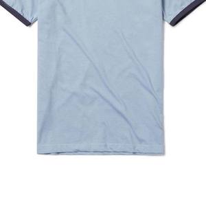 Camiseta Deportiva Transpirable 100% Algodón para Hombre, Cuello Redondo, Manga Corta, Ropa Deportiva, Camiseta Ringer con Logotipo Personalizado, Camisetas Casuales para Gimnasio - Product Image 6