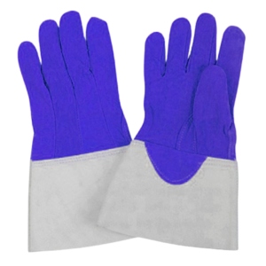 Gants de sécurité en cuir de vachette pleine fleur, ignifuges et antistatiques, pour la construction industrielle et le barbecue - Product Image 6