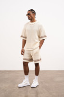Nouvel ensemble d'été 2 pièces personnalisé réversible et respirant 100 % coton pour homme, survêtement de maternité grande taille avec t-shirt à manches courtes et short