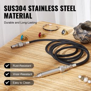 Penna per Incisione Pneumatica Regolabile da 1/8'' con Velocità di 11400 BPM, Penna Portatile per Incisione Diretta con Tubo dell'Aria, Micro Utensile per Incisione - Product Image 6