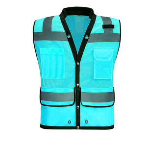 Chaleco de Seguridad Reflectante de Diseño Personalizado, Chaleco de Guardia de Seguridad para Tráfico Intenso, Ropa de Seguridad Transpirable, Chaleco de Trabajo de Seguridad de Nueva Moda - Product Image 3