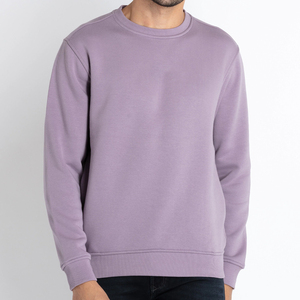 Sudadera Personalizada con Logotipo para Hombre, Cuello Redondo, Algodón Premium, Forro Polar de Poliéster, Informal de Invierno, Holgada, Ecológica, Transpirable, para Gimnasio - Product Image 1