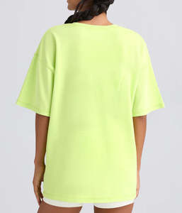 ชุดเสื้อยืดพิมพ์ลายผ้าโพลีเอสเตอร์/คอตตอนคุณภาพสูง ระบายอากาศได้ดี ทรงเข้ารูปสำหรับผู้หญิง ออกแบบตามสั่งสำหรับฤดูร้อน พร้อมงานพิมพ์สกรีน - Product Image 2