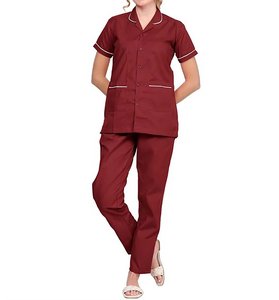 En gros, Tenues d'hôpital, Blouse de soins infirmiers à manches courtes, Combinaison médicale, Ensemble de blouses médicales pour femmes, Été - Product Image 3