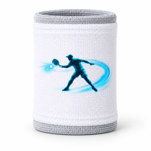 Custom Logo Dual Layer Flat Micro Synthetic Athletic <b>Wristband</b> Low Profile Moisture Wicking Sports Sweatband OEM ODM - Product Image 3