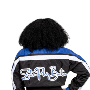 1920 Crop Short Breathable Printed Nylon <b>Lightweight</b> Windbreaker <b>Jacket</b> - Product Image 2