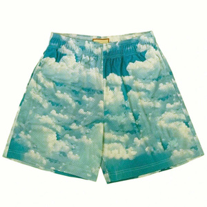 Men's Purple Swim Trunks Elastic Waist Breathable Woven Polyester Quick Dry Eco-Friendly Drawstring Closure Shorts - Product Image 6