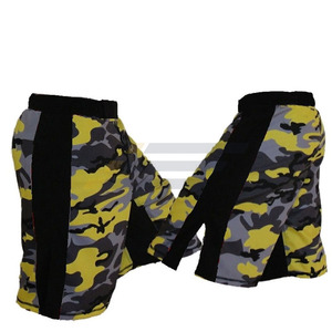 Short de combat personnalisé imprimé par sublimation, short de boxe pour hommes, respirant et à séchage rapide, vente en gros, short MMA - Product Image 3