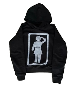 เสื้อฮู้ดสไตล์อเมริกันเรโทร ฮิปฮอป สำหรับผู้ชายและผู้หญิง ดีไซน์ Y2K เรียบหรู ผ้าฝ้าย 100% เหมาะกับฤดูหนาว แมทช์ได้กับทุกชุด ปักลาย - Product Image 1