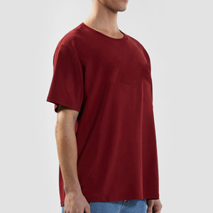 Camiseta Casual de Manga Corta con Cuello Redondo, 100% Algodón de Alta Calidad, Corte Regular, para Hombre, con Estampado Personalizado y Patrón Sólido - Product Image 1
