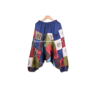 Pantalon en coton 100% avec patchs - Product Image 1