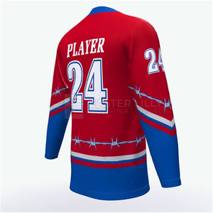 Maillot de hockey sur glace surdimensionné pour jeunes, fabriqué au Pakistan, vêtements de sport, maillot de hockey sur glace - Product Image 6