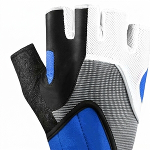 Gants de vélo légers et imperméables pour l'été, demi-doigts, avec fermeture auto-agrippante, antidérapants en silicone, unisexe, haute qualité - Product Image 5