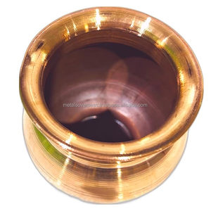 Tienda de antigüedades Cobre Pequeño Kalash Lota para Templo y Pooja Propósito Pooja Lota Kalash Lota para Festival Puja Home Temple - Product Image 3