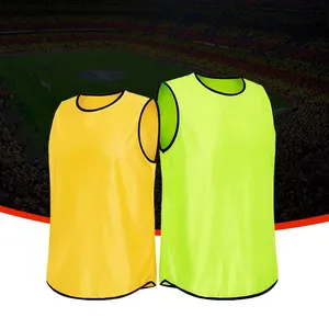Custom Made Adults Soccer Bibs Breathable Comfortable High Quality Sports Wear Custom Logo Colors Silk <b>Screen</b> Printing - Product Image 2