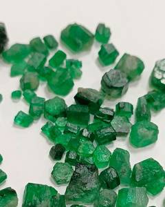 Natural Swat Emerald Rough <b>Crystals</b> Jewellery Grade Loose Gemstones For Rings Pendants Healing And Collectors - Product Image 6