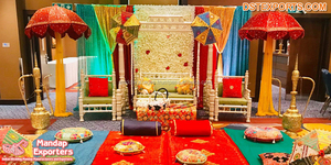 Decoración de escenario de noche, tema marroquí, árabe, mahndi, Sangeet, noches, decoración de escenario, boda musulmana, Mehndi, configuración de escenario - Product Image 4