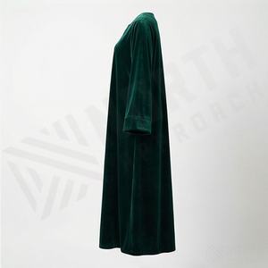 Nouvelle Arrivée en Gros : Abaya Musulmane Brodé pour Femme, Confortable, Manches Longues, Couleur Personnalisable, Robe Modeste pour Femme - Product Image 3