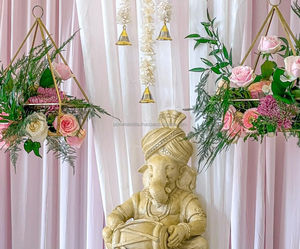 ดอกไม้ปลอมสำหรับจัดเป็นฉากหลังสีขาวรูปดอกไม้สำหรับงานเลี้ยงอีเว้นท์เวทีงานแต่งงานของตกแต่งปลอม - Product Image 3