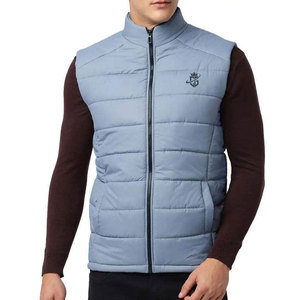 Veste sans manches pour homme fabriquée au Pakistan, en nylon/polyester, tissu léger et respirant, veste d'hiver - Product Image 1