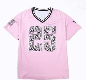 Nouveauté, maillot de sport athlétique en maille légère de haute qualité, sublimation, hip-hop, pour femmes et hommes, maillot de football américain, t-shirt - Product Image 1