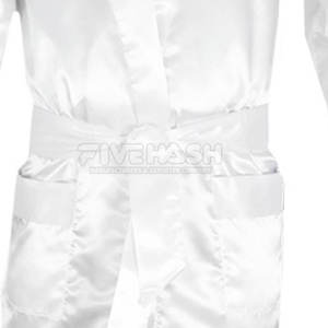 Bata de boxeo personalizada de alta calidad para hombre, con capucha, de satén, para entrenamiento en el gimnasio y uso en torneos. - Product Image 5