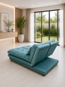 Canapé-lit carré moderne Smile 3 en 1, ensemble de canapé-lit convertible, salon d'hôtel, tissu haut de gamme, canapé écologique - Product Image 2