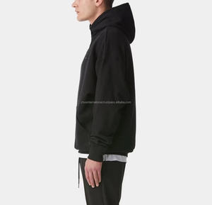 2025 sur mesure Logo pull à capuche hommes décontracté polaire porter col à capuche couleur unie impression personnalisée pull à capuche - Product Image 5