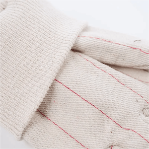 Meilleure vente Gants de sécurité antidérapants résistants aux coupures XL en tissu polaire double tissé, poignet en tricot de toile, gants de travail à prise alimentaire - Product Image 3